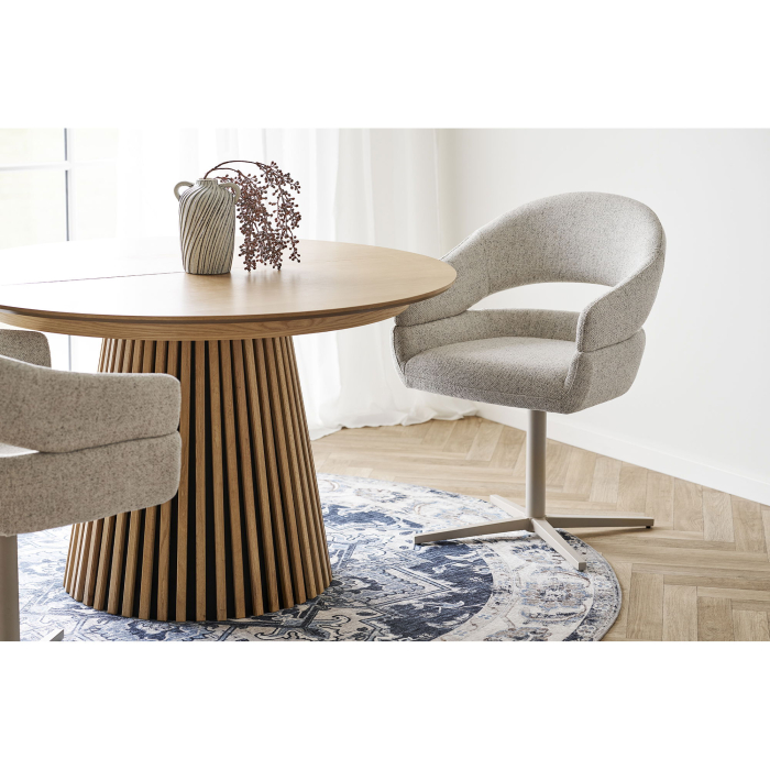 Scaun pivotant, tapițerie textilă - DOVER [5]