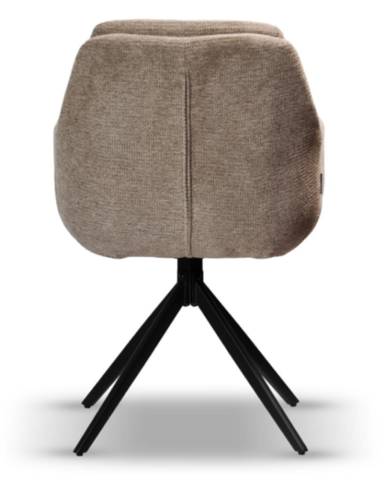 Scaun rotativ, tapițerie bej închis - DORIS [8]