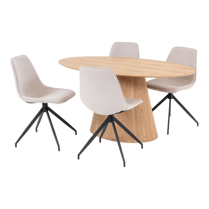 Set de dining cu 4 scaune - BOLTON [1]