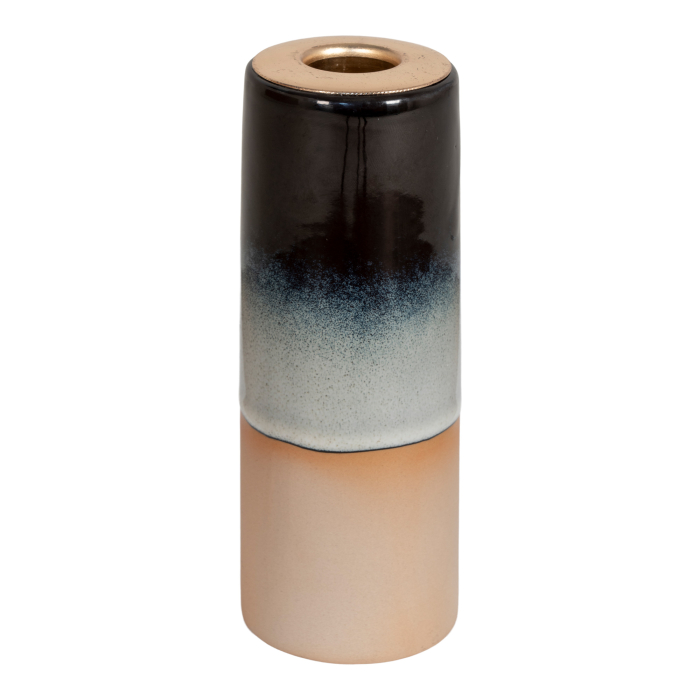 Suport de lumânare din ceramică albastră - CANDLE [2]