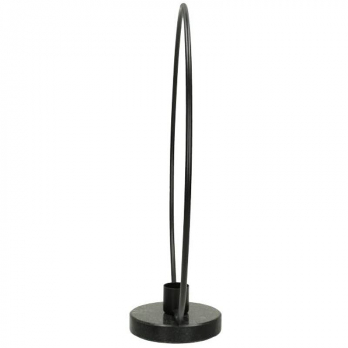 Suport de lumânare, negru, 40x8x38cm - HOLD BK 40 [4]