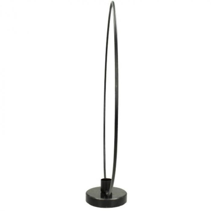 Suport de lumânare, negru, 40x8x38cm - HOLD BK 40 [7]