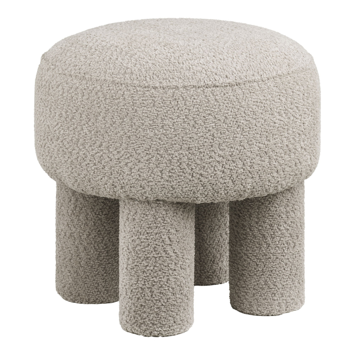 Taburet, boucle, gri deschis - CANBERRA [1]