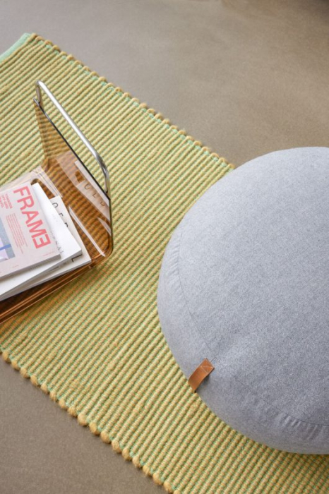 Taburet rotund, gri deschis, Ø70 cm - MOCHI [2]