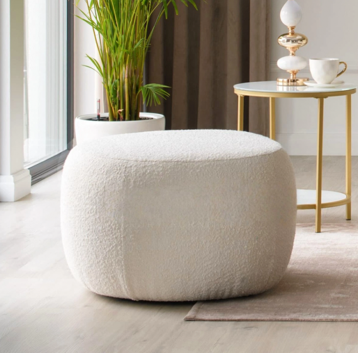 POUF tapițat integral în textil - NICO Pouf [2]