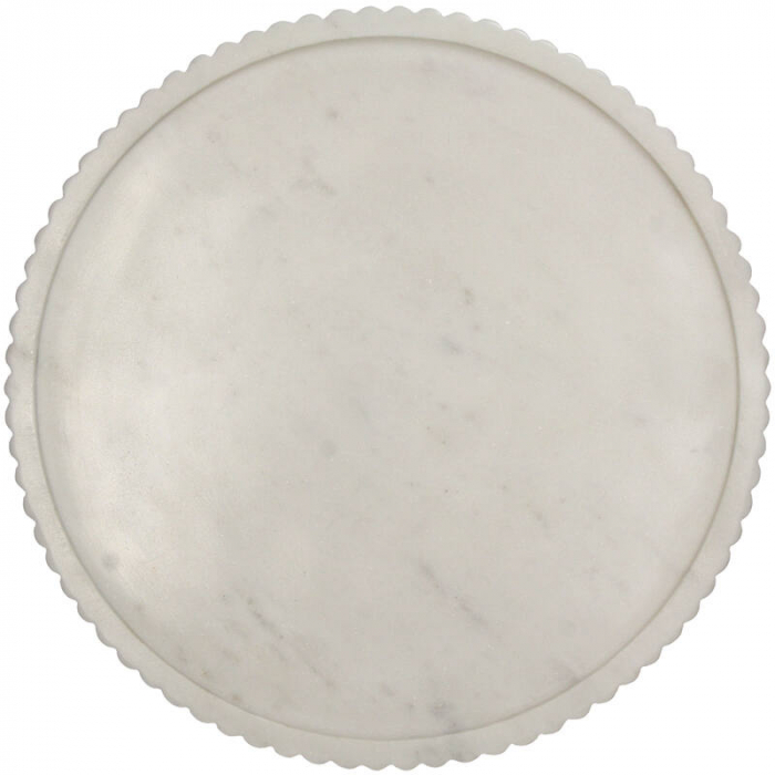 Taviță de marmură, alba, 30.5x30.5x1.5cm - MARBLE [2]
