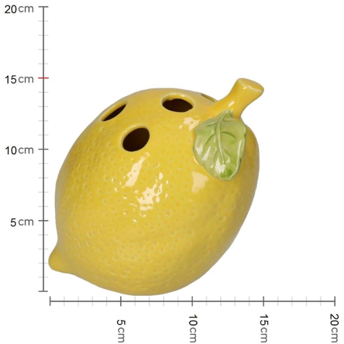 Vază din ceramică, 15x13x16cm -  LEMON [4]