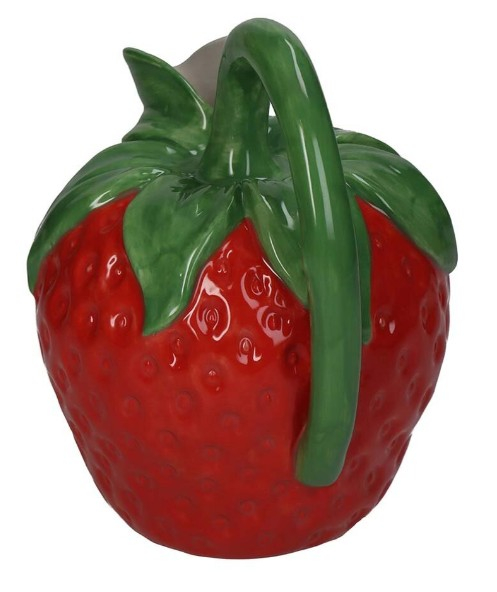 Vază din ceramică, 17x13x17cm - STRAWBERRY RED [3]