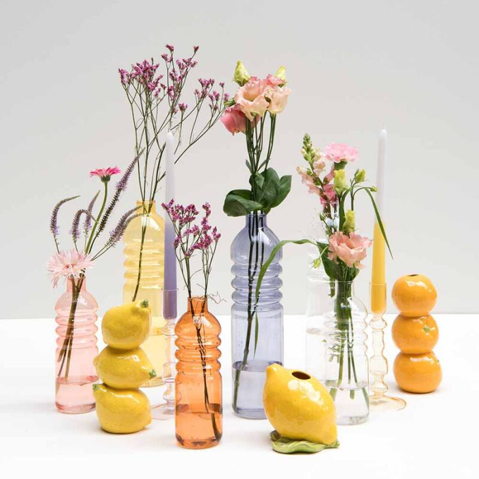 Vază din ceramică, 20x9x11cm -  LEMONS T [4]