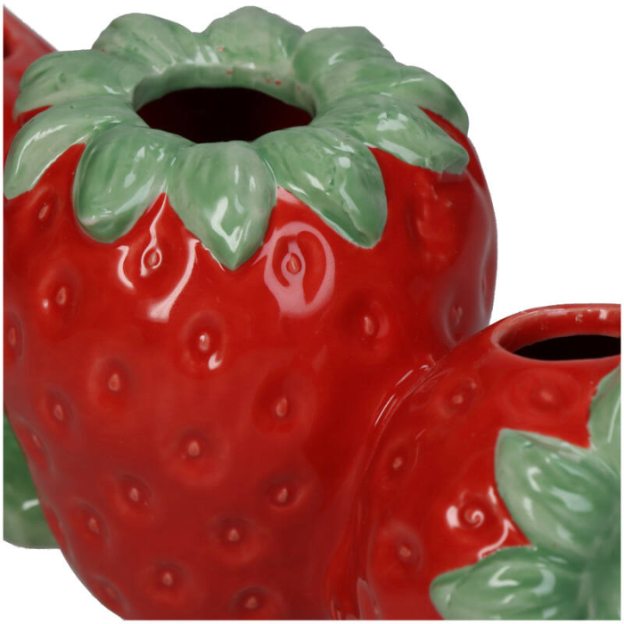 Vază din ceramică, 21x9x9cm -  STRAWBERRIES [5]