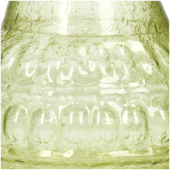 Vază din sticlă, galben lime, 11x11x13cm - TRENDY [3]