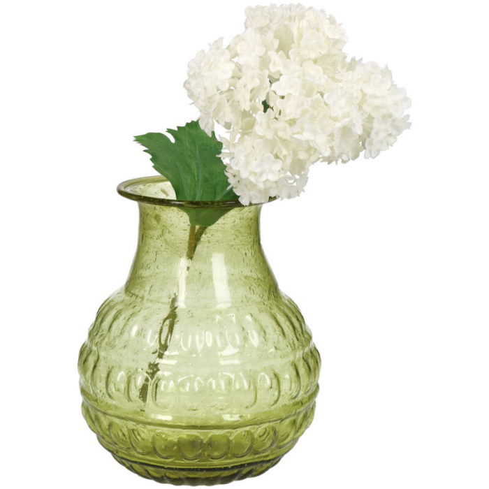 Vază din sticlă, galben lime, 11x11x13cm - TRENDY [4]