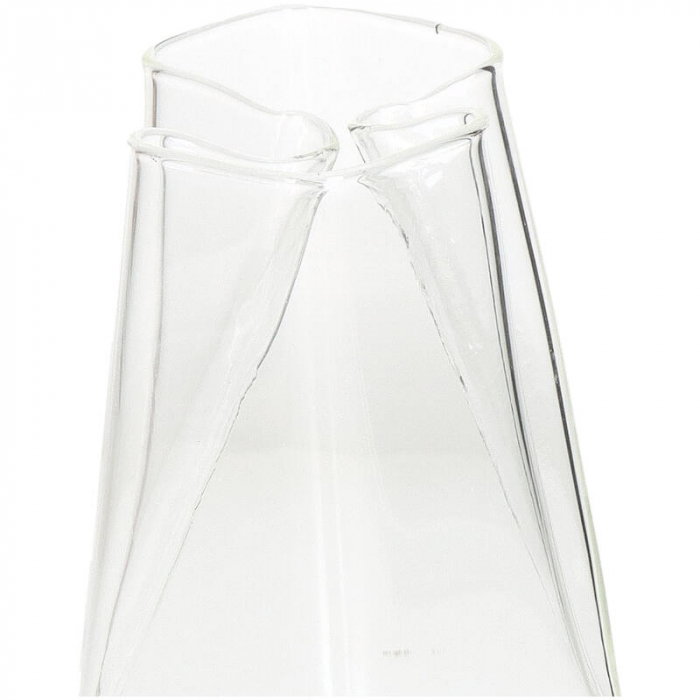 Vază din sticlă transparentă, 21x8x9cm - CLEAR [2]