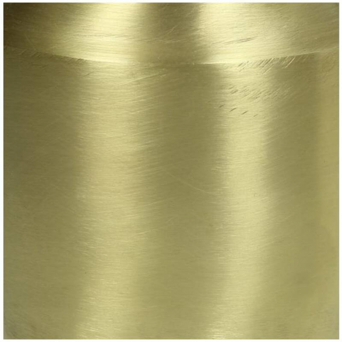 Vază metalică, aurie, 12x8x8cm - POT [2]