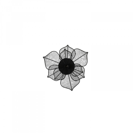 Corpuri de iluminat - Aplică metalică, negru mat, Ø40x22cm - PAVAS