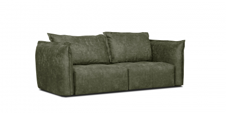 Canapea 2 locuri, kaki, 222 x 121 x 96 cm - DEDA