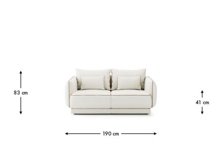 Canapea 2 locuri, tapitata -  EVA [3]