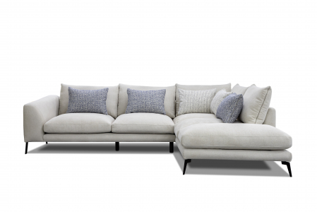 Canapea 3 locuri, bej, 292 x 228 x 96 cm - ASPEN [1]