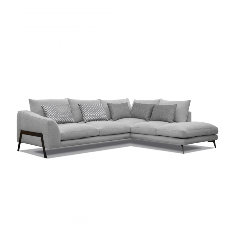 Canapele - Canapea 3 locuri, gri, 292 x 228 x 96 cm - ASPEN
