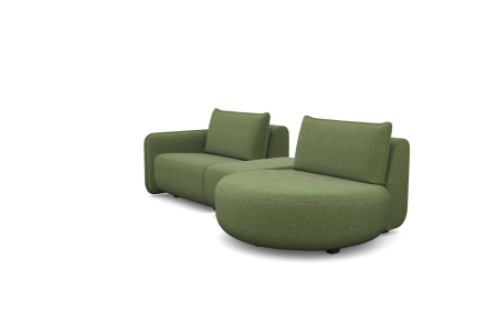Canapea 4 locuri, verde - OSLO [1]