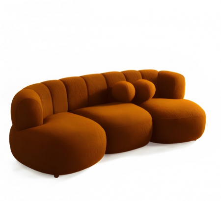 Canapele - Canapea, 3 locuri, catifea - DESIRE