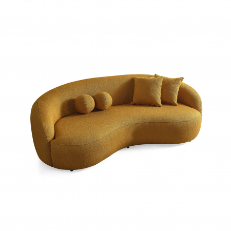Canapele - Canapea, 3 locuri, textil boucle - LISABONA