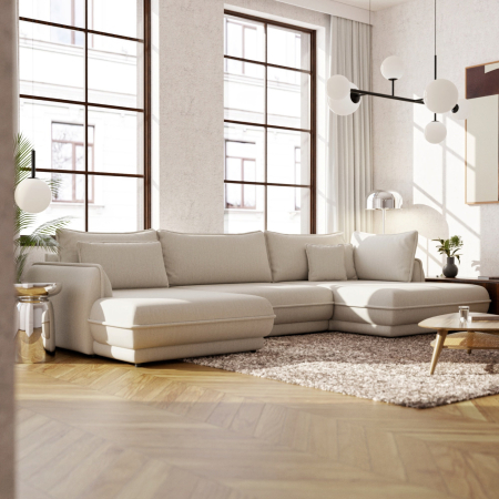 Canapea coltar, extensibilă, 5 locuri - MOJAVE [3]