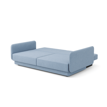 Canapea extensibilă, tapițată integral, bleu -  EBONY [2]