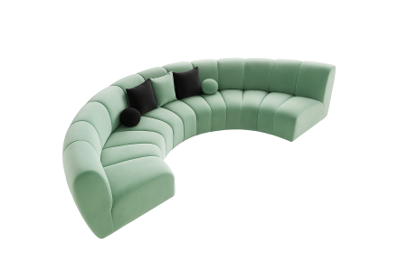 Canapele - Canapea semirotundă, 330 x 120 cm - ELSA