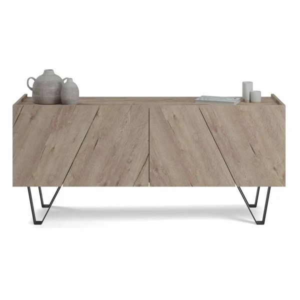 Console hol - Comoda cu aspect de stejar - EMMA