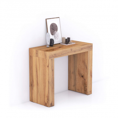 Console hol - Consolă fixă din melamină, stejar rustic, 90 - EVOLUTION