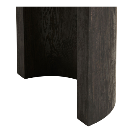 Consola, MDF laminat cu aspect de lemn inchis - BIBIONE [2]