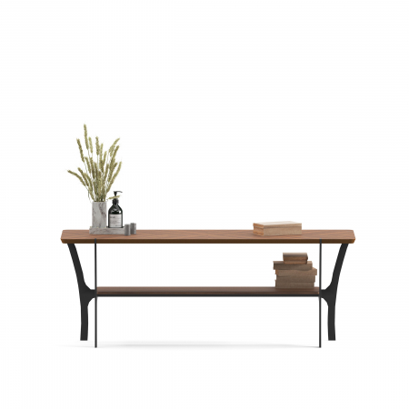 Designers' Choice - Consolă, picioare metalice, blat MDF furniruit - RAVEL