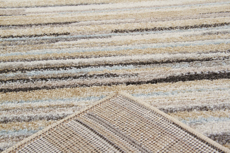 Covor crem-albastru - SOAVE STRIPE [3]