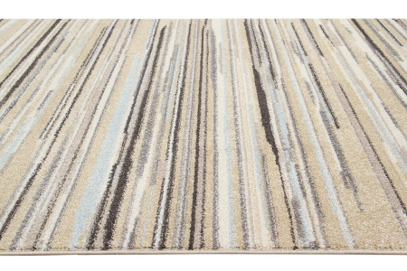 Covor crem-albastru - SOAVE STRIPE [2]