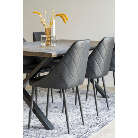 Covor negru cu alb 200x300 cm - Havana [1]