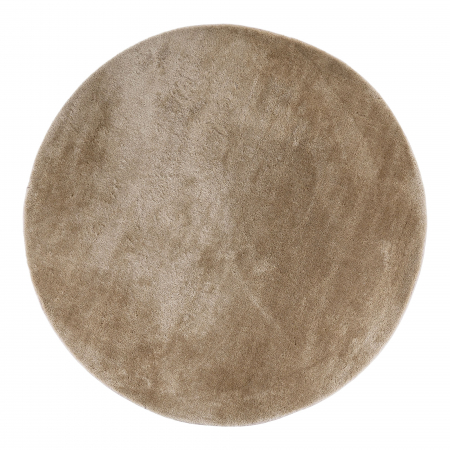 Textile pentru casa - Covor rotund Ø160 cm, nisipiu -  MIAMI