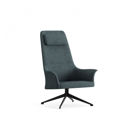 Designers' Choice - Fotoliu cu picior central, tapițat - FOLD