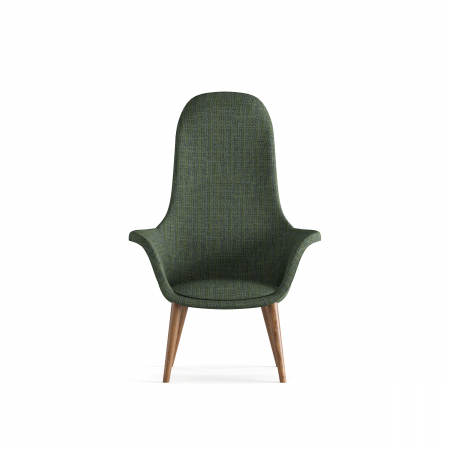 Fotoliu cu structura din lemn, material textil -  POLAR HW [1]
