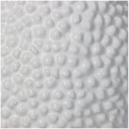 Ghiveci pentru flori, ceramică albă, 12x15x15cm -  BUBBLES [2]
