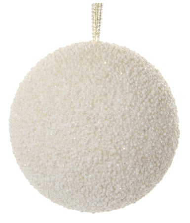 Noutati - Glob minge de coral crem-aurie, 10 cm