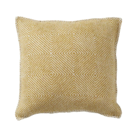 Textile pentru casa - Husă de pernă din lână, galbenă, 45 x 45 cm - GOOSEYE