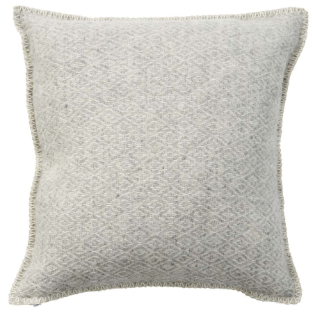 Textile pentru casa - Husă de pernă din lână, gri deschis, 45 x 45 cm - STELLA