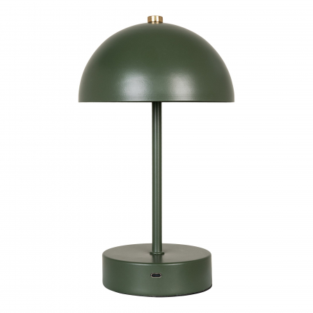 Lampă de masă, reîncărcabilă, metalică, verde - HOLT [2]