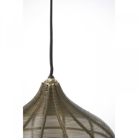 Lustră metalică, bronz antichizat, Ø20x22 cm -  ALVARO [4]