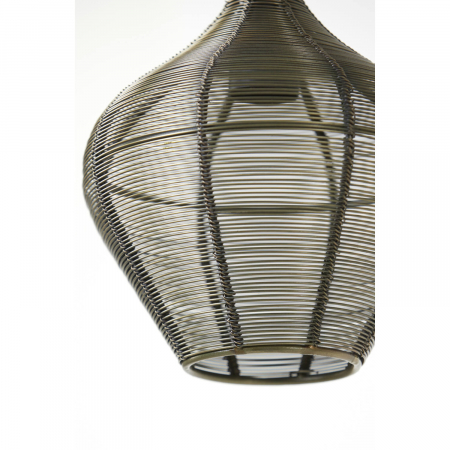 Lustră metalică, bronz antichizat, Ø20x22 cm -  ALVARO [2]