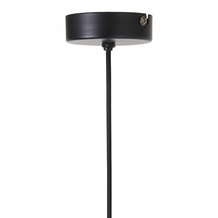 Lustră metalică, negru mat, Ø72x29cm - PAVAS [6]