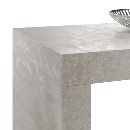 Masă de bar, 180 cm, înălțime 105.6 cm, structură din melamină, culoare gri beton - EVOLUTION [1]