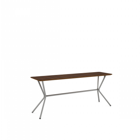 Designers' Choice - Consolă, picioare metalice nichel, blat MDF furniruit - KILIG