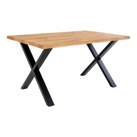 Mobila dining - Masă dining, lemn masiv de stejar, 200x95x75cm -  TOULON OO